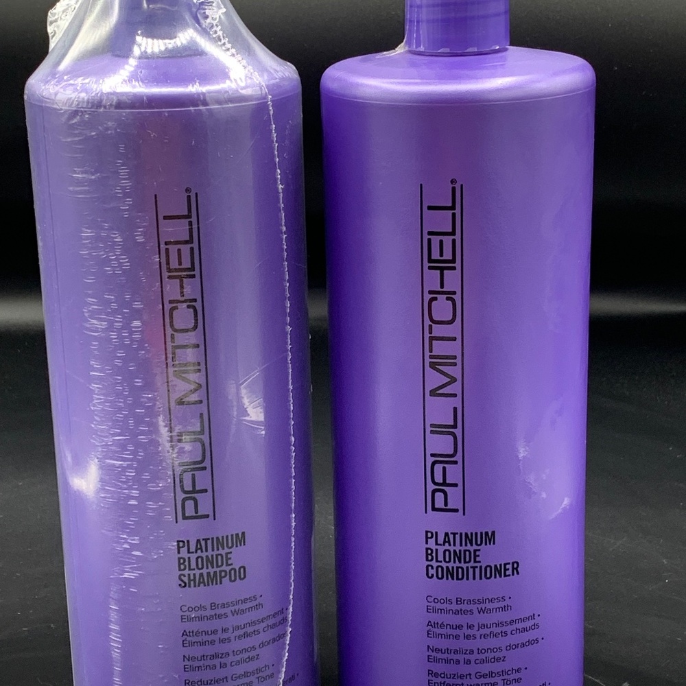 Paul Mitchell Platinum  Blonde Shampoo & Conditioner Liter Duo